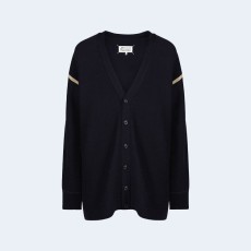 메종 마르지엘라 엘보우 패치 가디건 네이비